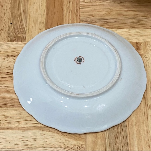 LEFTON Hand painted Southwestern Cactus Desert 3- footed Cup & Saucer Tea Set - Picture 11 of 13